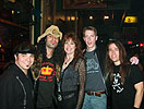Annette & Tomcat with The Band